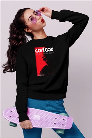 Carl Cox Siyah Unisex Sweatshirt