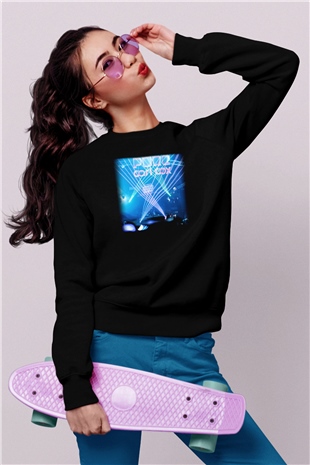 Carl Cox Siyah Unisex Sweatshirt