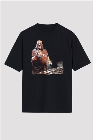 Carl Cox Siyah Oversize Tişört Oversize T-shirt - TişörtFabrikası