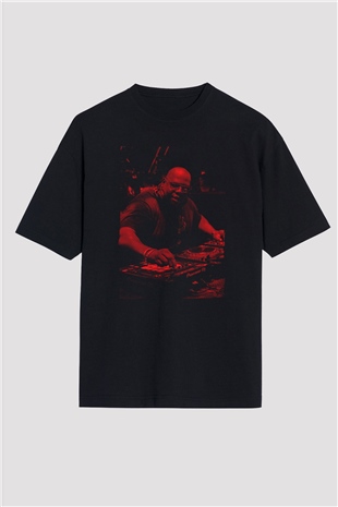 Carl Cox Siyah Oversize Tişört Oversize T-shirt - TişörtFabrikası