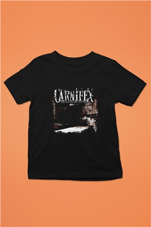 Carnifex Baskılı Unisex Siyah Çocuk Tişört