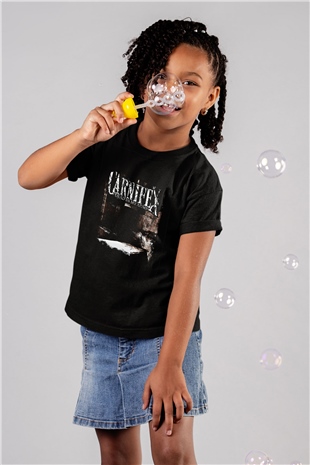 Carnifex Baskılı Unisex Siyah Çocuk Tişört