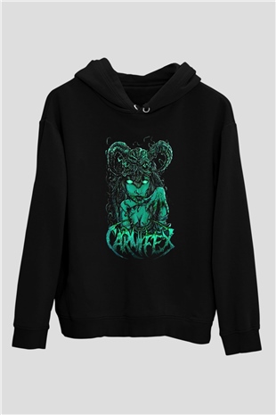 Carnifex Siyah Unisex Hoodie