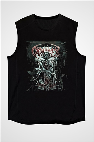 Carnifex Siyah Unisex Kolsuz Tişört