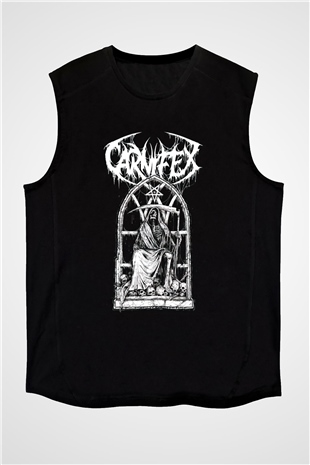 Carnifex Siyah Unisex Kolsuz Tişört