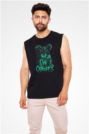 Carnifex Siyah Unisex Kolsuz Tişört