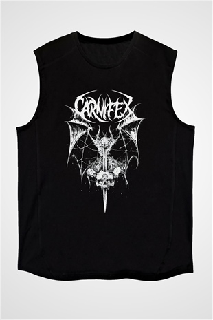 Carnifex Siyah Unisex Kolsuz Tişört