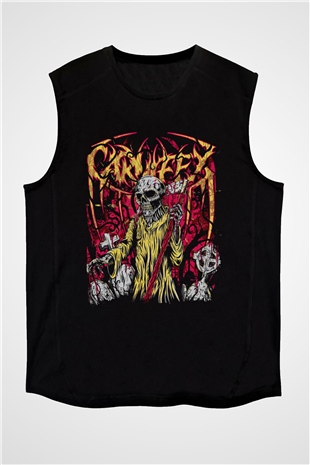 Carnifex Siyah Unisex Kolsuz Tişört