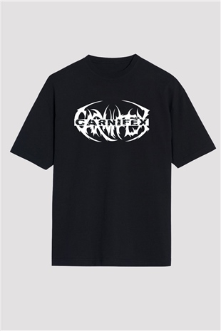 Carnifex Siyah Unisex Oversize Tişört T-Shirt