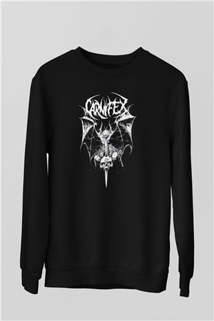 Carnifex Siyah Unisex Sweatshirt