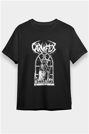 Carnifex Siyah Unisex Tişört T-Shirt - TişörtFabrikası