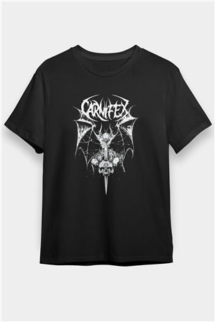 Carnifex Siyah Unisex Tişört T-Shirt - TişörtFabrikası