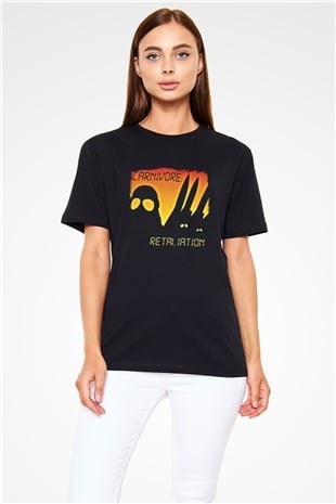 Carnivore Baskılı Unisex Siyah Tişört