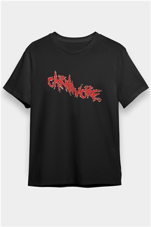 Carnivore Siyah Unisex Tişört T-Shirt - TişörtFabrikası