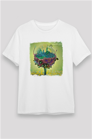 Carousel Kings Baskılı Unisex Beyaz Tişört