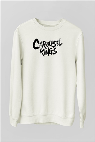 Carousel Kings Beyaz Unisex Sweatshirt