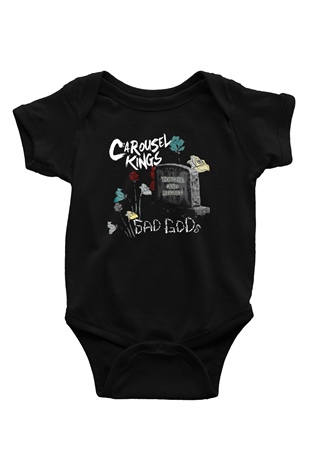 Carousel Kings Siyah Bebek Body - Zıbın