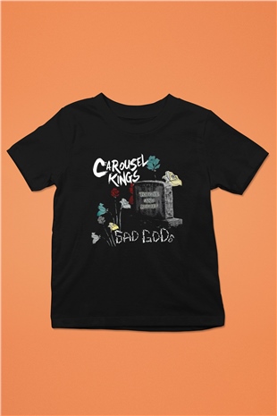 Carousel Kings Siyah Unisex Çocuk Tişört
