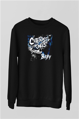Carousel Kings Siyah Unisex Sweatshirt
