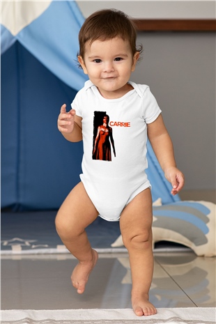 Carrie Beyaz Bebek Body - Zıbın