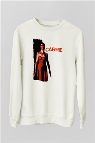 Carrie Beyaz Unisex  Sweatshirt