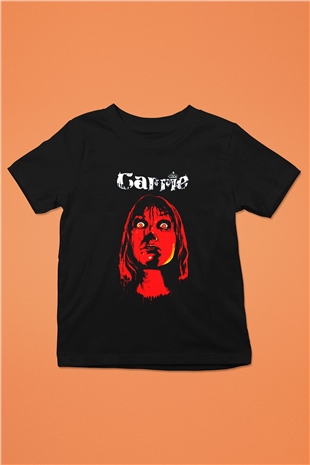 Carrie Siyah Unisex  Çocuk Tişört