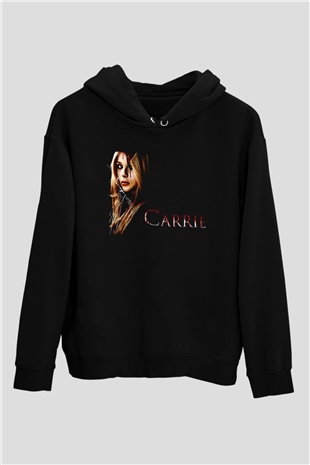 Carrie Siyah Unisex Hoodie