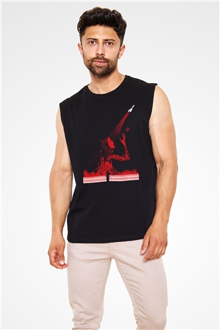 Carrie Siyah Unisex Kolsuz Tişört