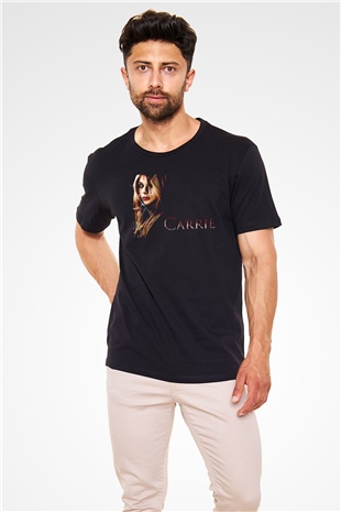 Carrie Siyah Unisex Tişört