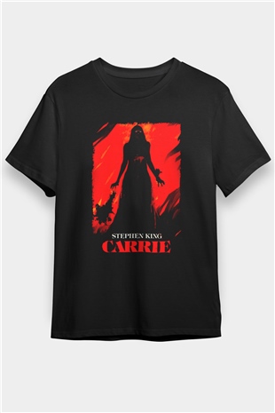 Carrie Siyah Unisex Tişört