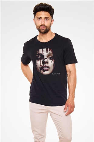 Carrie Siyah Unisex Tişört