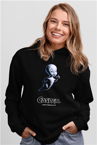 Casper the Friendly Ghost Siyah Unisex Hoodie