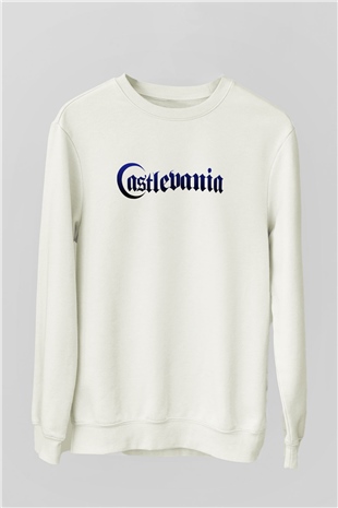 Castlevania: Lords of Shadow Beyaz Unisex Sweatshirt