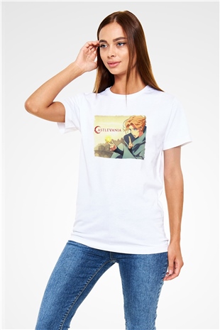Castlevania: Lords of Shadow Beyaz Unisex Tişört T-Shirt