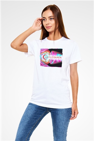Castlevania: Lords of Shadow Beyaz Unisex Tişört T-Shirt