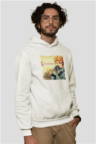 Castlevania: Lords of Shadow Beyaz Unisex Hoodie
