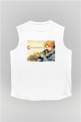 Castlevania: Lords of Shadow Beyaz Unisex Kolsuz Tişört