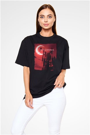 Castlevania: Lords of Shadow Siyah Oversize Tişört Oversize T-shirt