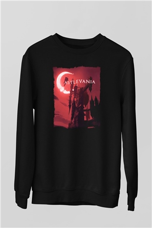 Castlevania: Lords of Shadow Siyah Unisex Sweatshirt