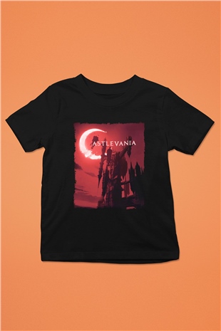 Castlevania: Lords of Shadow Siyah Unisex Çocuk Tişört