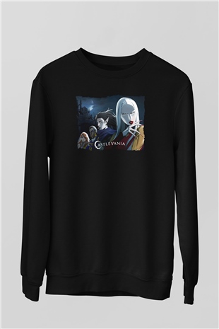 Castlevania: Lords of Shadow Siyah Unisex Sweatshirt