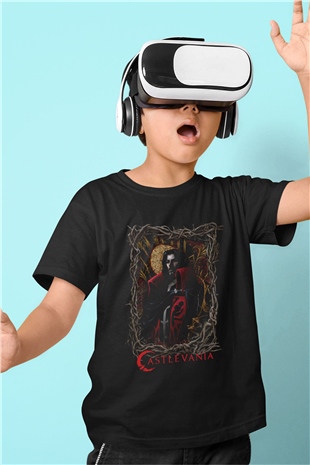 Castlevania: Lords of Shadow Siyah Unisex Çocuk Tişört
