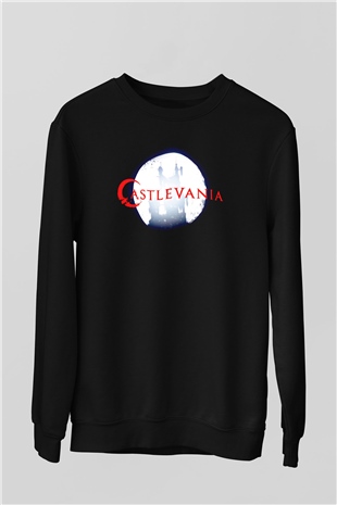 Castlevania: Lords of Shadow Siyah Unisex Sweatshirt