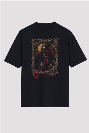 Castlevania: Lords of Shadow Siyah Oversize Tişört Oversize T-shirt