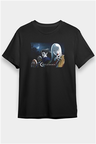 Castlevania: Lords of Shadow Siyah Unisex Tişört T-Shirt