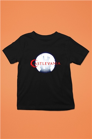 Castlevania: Lords of Shadow Siyah Unisex Çocuk Tişört