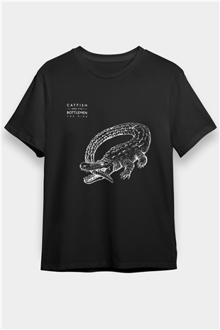 Catfish And The Bottlemen Baskılı Unisex Siyah Tişört