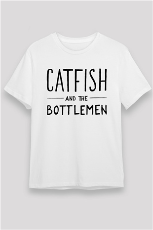 Catfish And The Bottlemen Beyaz Unisex Tişört T-Shirt - TişörtFabrikası