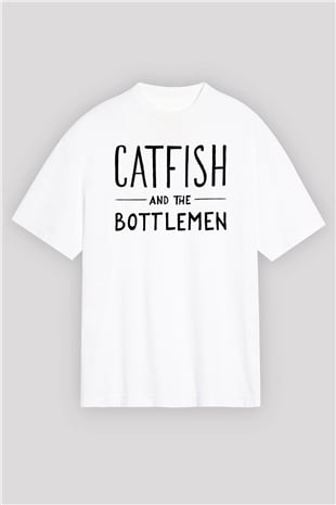 Catfish And The Bottlemen Beyaz Unisex Oversize Tişört T-Shirt
