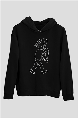 Catfish And The Bottlemen Siyah Unisex Kapüşonlu Sweatshirt